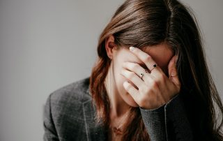 woman with depression